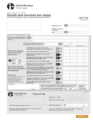 Gst101a  Form