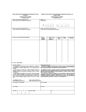Certificado de Origen CAFTA-DR - Cetrex form - Fill Out ...