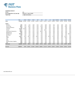 Income and Expense Worksheet PDF  Form