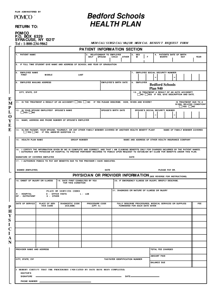 Pomco Syracuse Ny Claim Forms