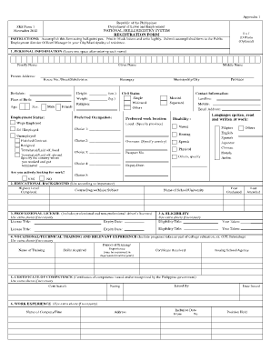 Nsrs Form