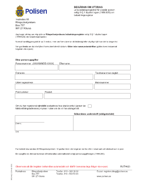 Belastningsregistret Gratis  Form