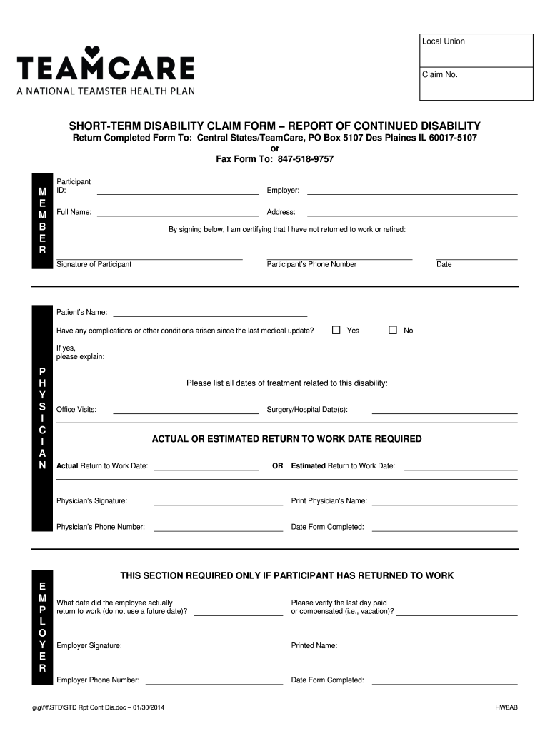  Teamcare D Didability Forms 2014