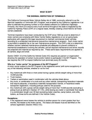 90 Day Bit Inspection Form PDF