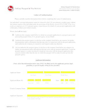 To Print the Letter of Authorization ItsEasy Com  Form