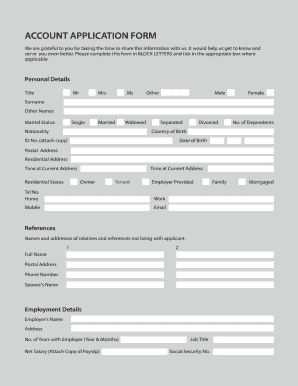Personal Loan  Form
