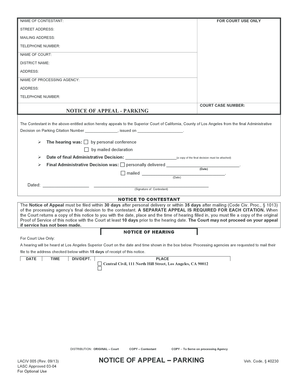 LACIV 005 New 03 04 DOC Form Created INSTANET FORMS Lasuperiorcourt