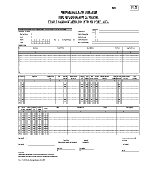 Download Kartu Keluarga PDF  Form