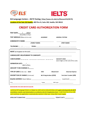 Trf Authorization Form