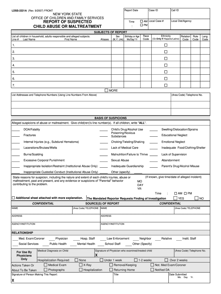 Lds2221a  Form