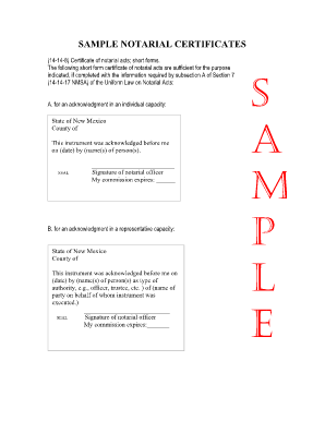 Notarial Certificate Sample Philippines  Form