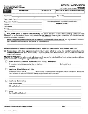 Reopen Modification Form - Fill Out and Sign Printable PDF Template |  signNow