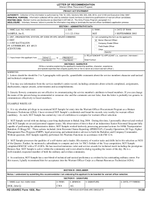 Hq Usarec Form 3 3