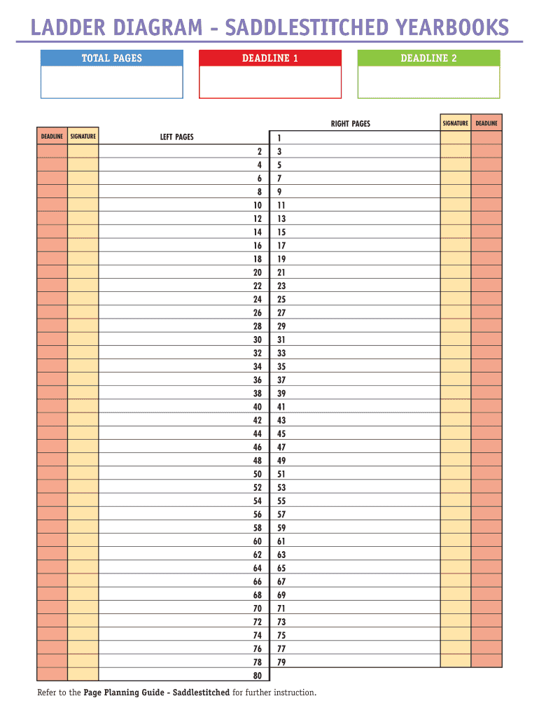Yearbook Ladder Template  Form