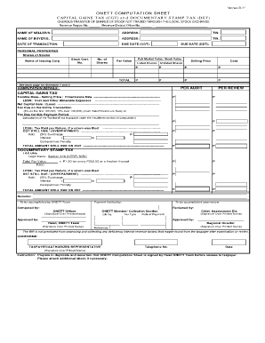 Onett Computation Sheet  Form