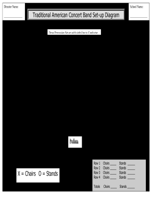 Band Seating Chart