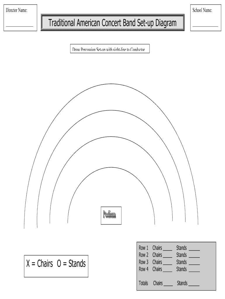 Band Seating Chart  Form