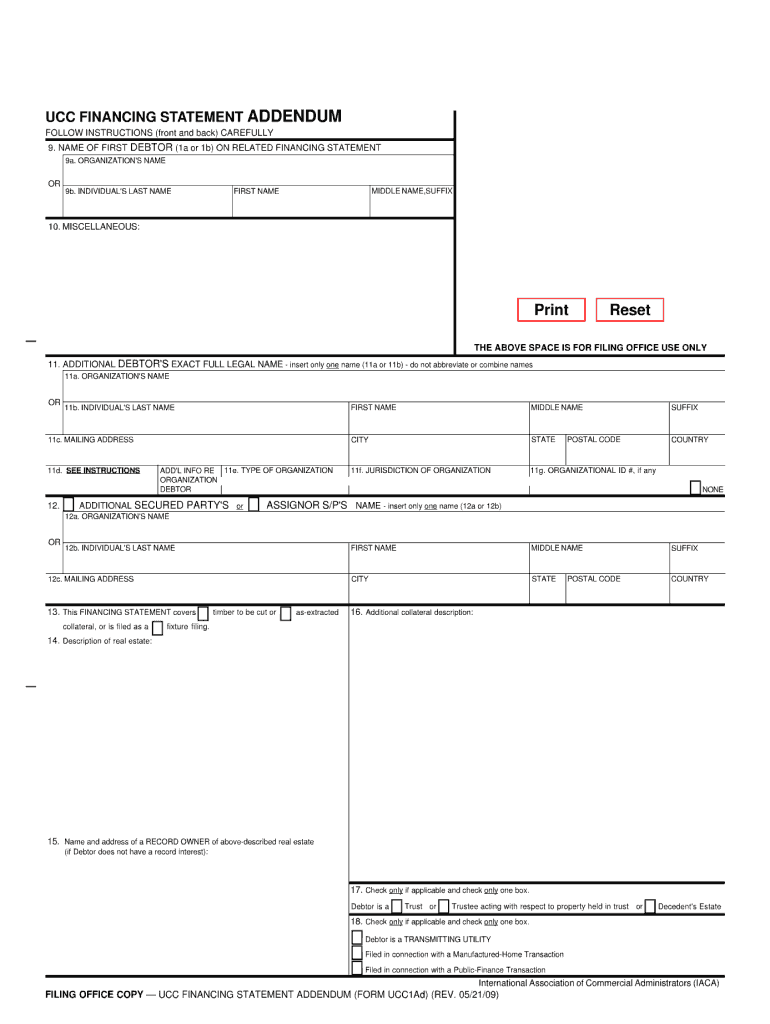 Ucc 1 Form California PDF