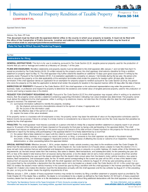 Dallas County Rendition Form