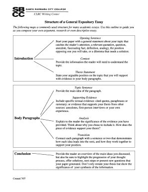Essay Structure PDF  Form