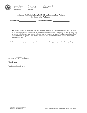 Letterhead Certificate  Form