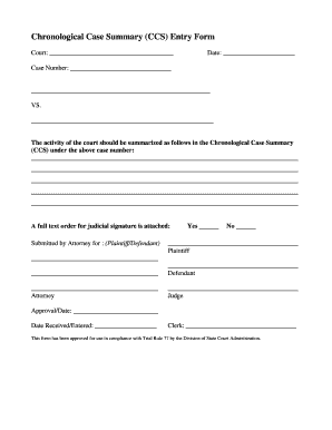 Ccs Entry  Form