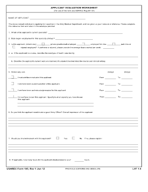 Usarec Form 385 10 2