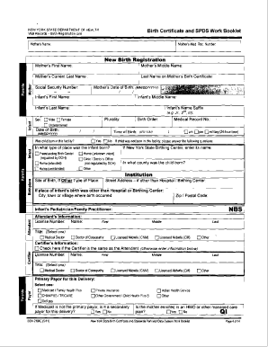 Blank Death Certificate Form New York