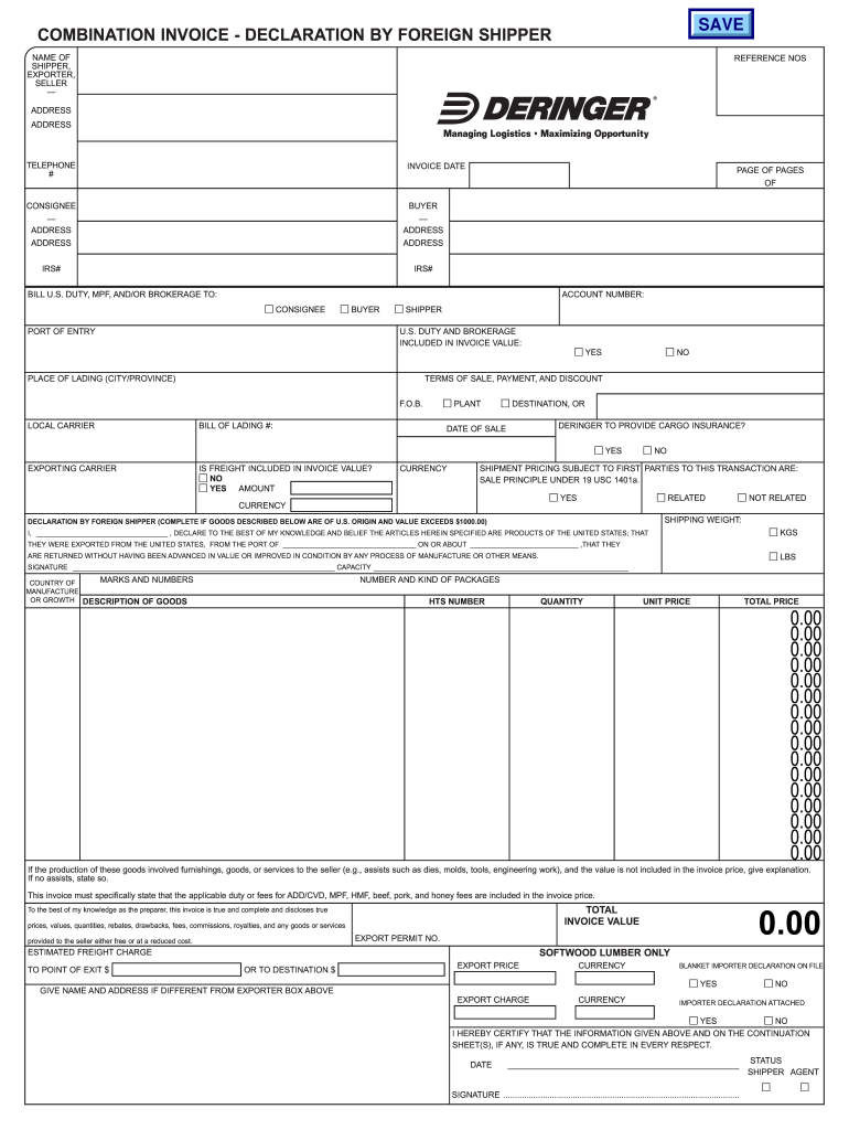 Deringer Forms