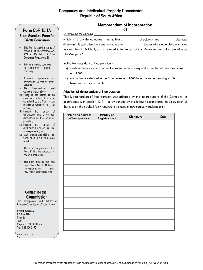 Company Share Register Template Excel South Africa  Form