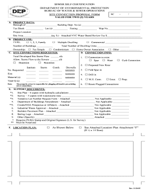 Site Connection Proposal Form