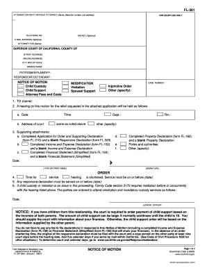 Fl 301  Form