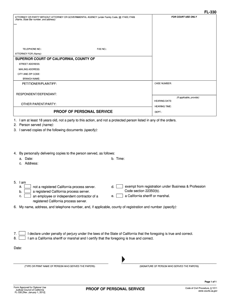Get and Sign Fl 330 2012-2022 Form