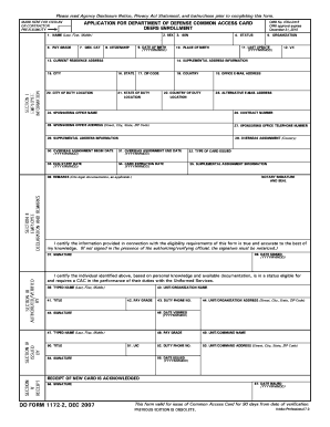 Dd Form 1172 2 Feb