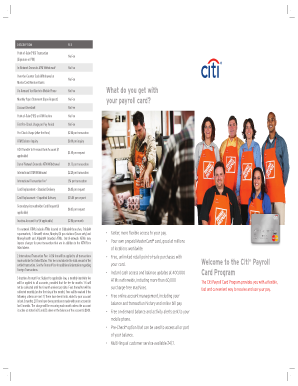 Home Depot Payroll Card  Form