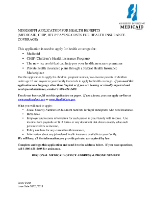 Medicaid Application  Form