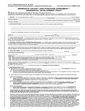 Purchase Agreement  Form