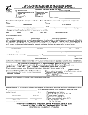 Application for Assigned or Reassigned Number City of Corpus Christi  Form