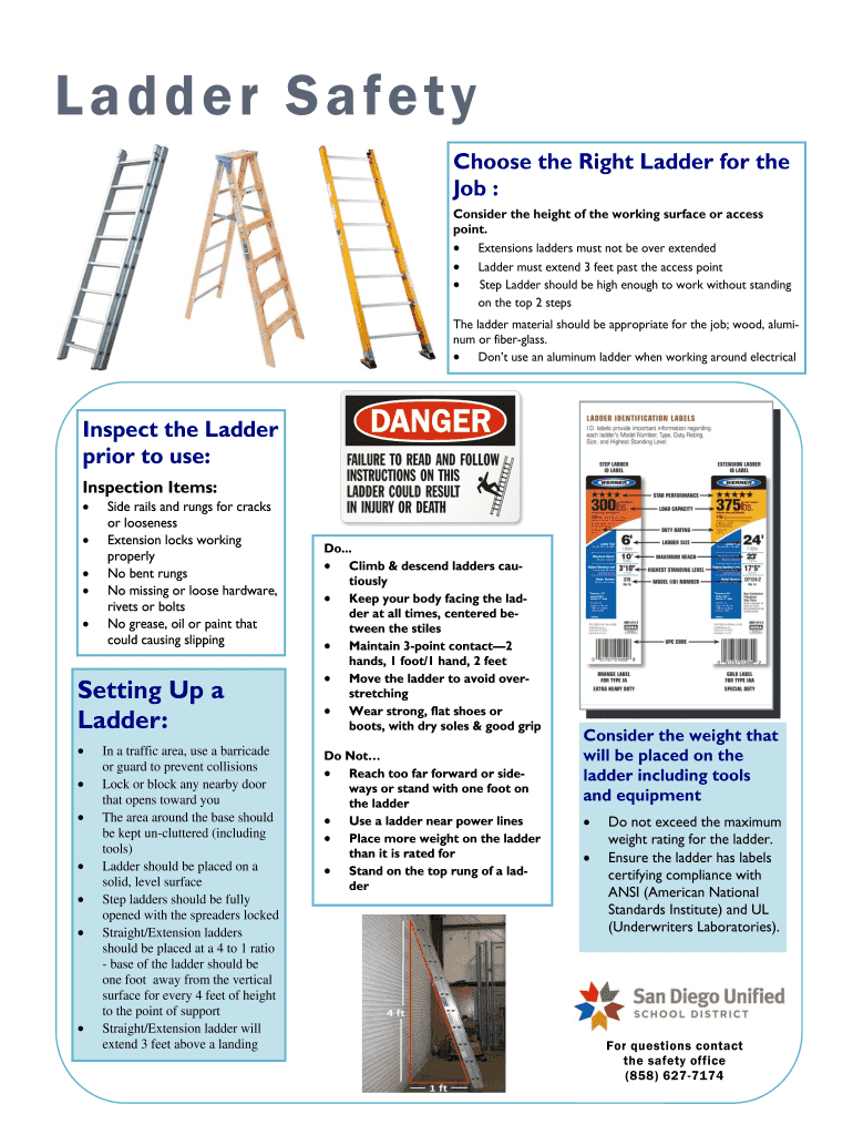 Ladder Safety Program 09 022 Answers  Form