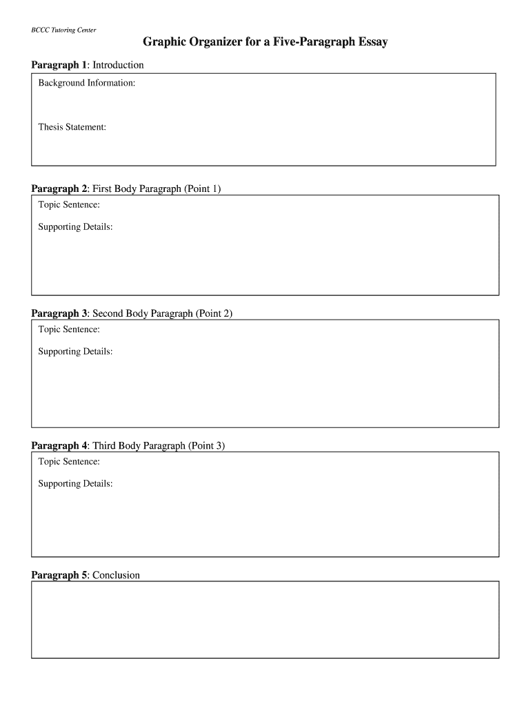 Essay Organizer Online  Form