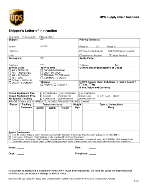 Ups Tax Forms