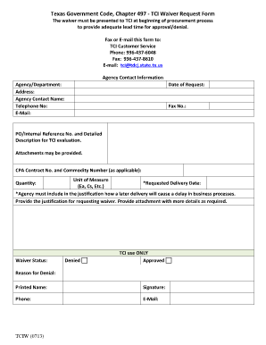 Tci Application Form PDF