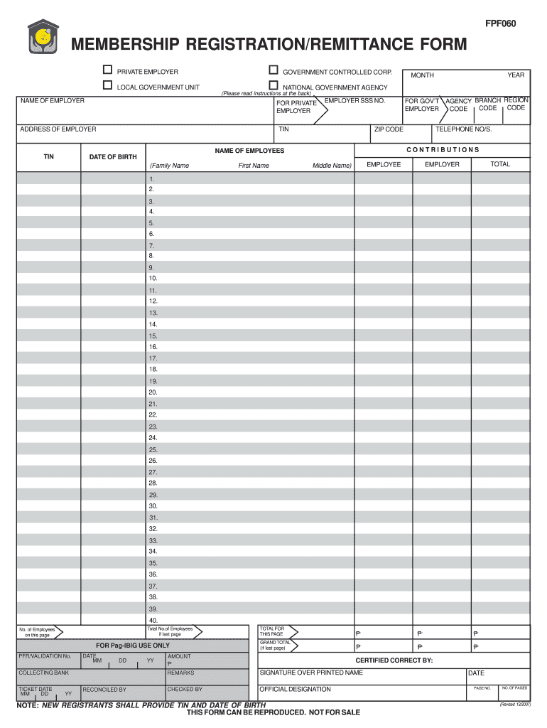 Fund Coordinator Nomination Form