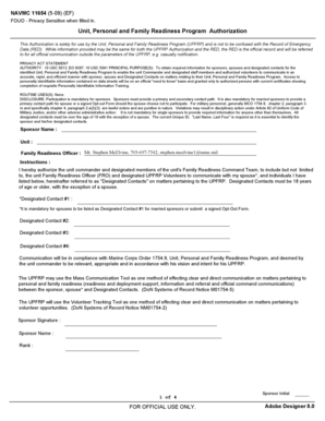 Navmc 11654  Form