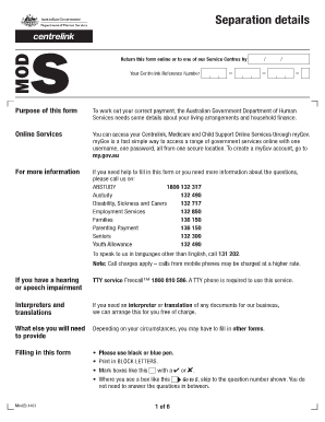  Mod S Form 2014