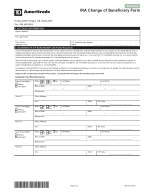 Td Ameritrade Beneficiary Claim Form