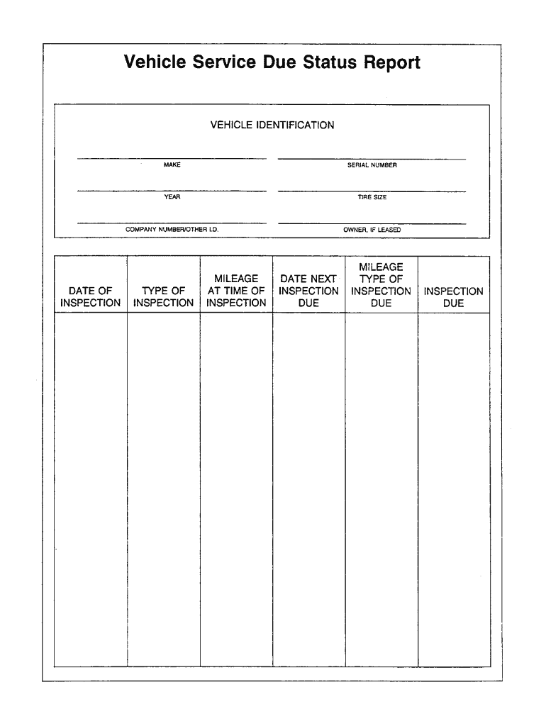 Due Status Form