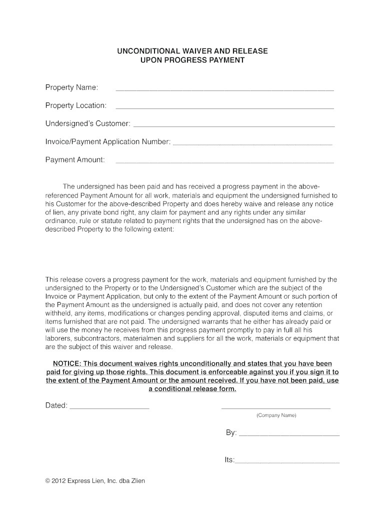 Nevada Unconditional Final Release  Form