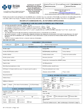 Skilled Nursing Assessment Forms