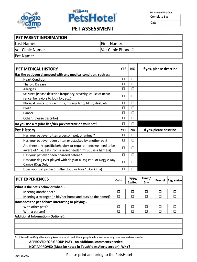 veterinary travel sheet template